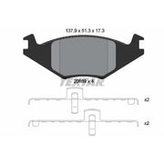 Textar Front Brake Pad Set 2088902