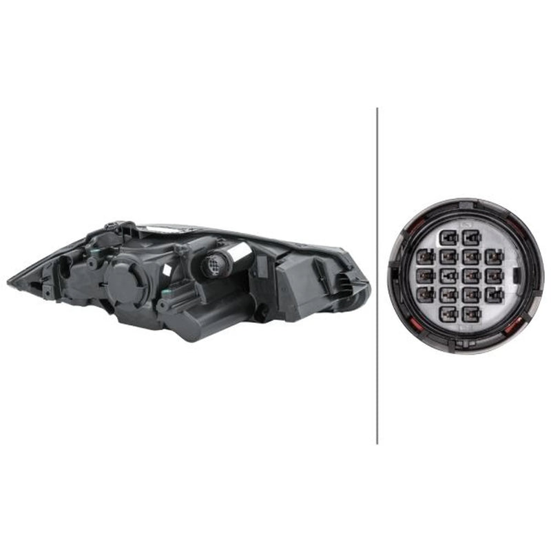 Hella Headlight Headlamp LED Left fits Jaguar Xf I 2008-2015