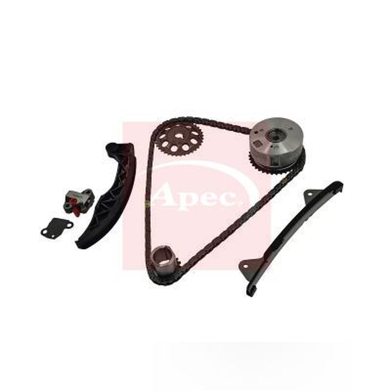 Apec Timing Chain Kit Set 124 Links fits Citroën C1 2005-2014 1.0