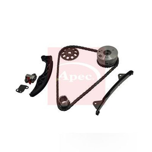 Apec Timing Chain Kit Set 124 Links fits Citroën C1 2005-2014 1.0
