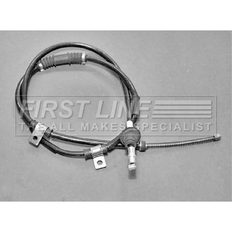 First Line Handbrake Cable Left Rear fits Mitsubishi Galant 1984-1990 1.6 1.8