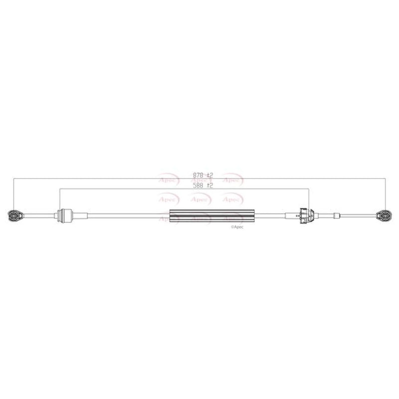 Apec Manual Transmission Cable Pull CAB7077