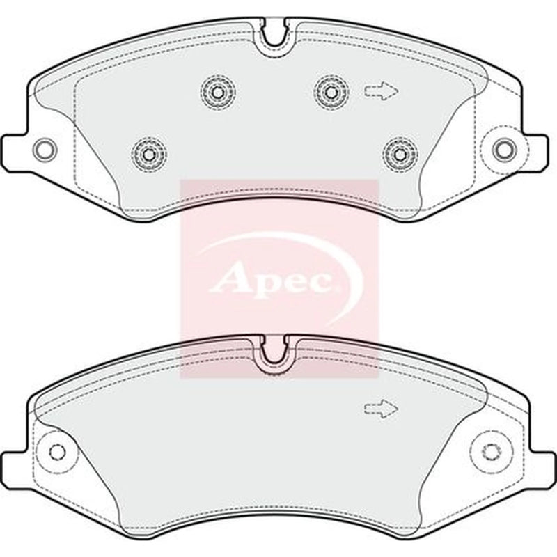 Apec Front Brake Pad Set PAD1836