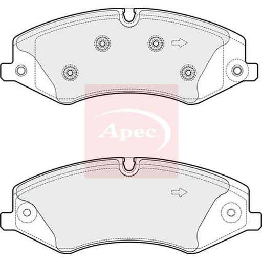 Apec Front & Rear Brake Discs & Pads fits Land Rover Range Rover 2006-2012