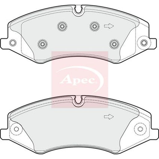Apec Front Brake Pad Set PAD1836