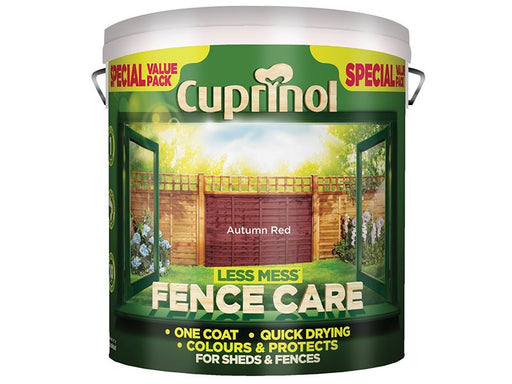Cuprinol Less Mess Fence Care Autumn Red 6 litre Cuprinol - Dynamic Drive