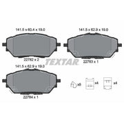 Textar Front Brake Pad Set 2278201