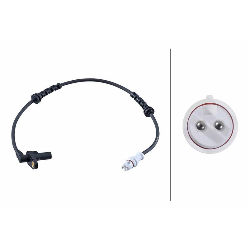 Hella ABS Wheel Speed Sensor Front 6PU 358 252-841