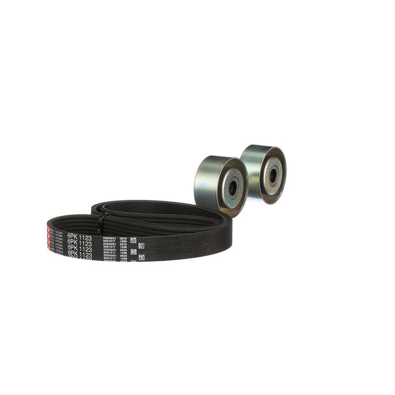 Gates V-Ribbed Belt Set fits Citroën C2 2003-2012 1.1 1.4 1.6