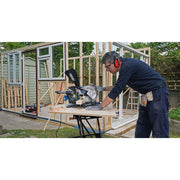 Draper Sliding Compound Mitre Saw with Laser Cutting Guide, 210mm, 1500W 83677 Draper - Dynamic Drive