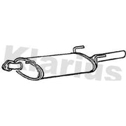 Klarius Box With Tail Pipe Rear fits Opel Vectra B 1995-2003 1.6 1.8 2.0