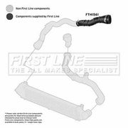 First Line Intercooler Turbo Charge Air Hose fits Ford Galaxy 2010-2015 2.0