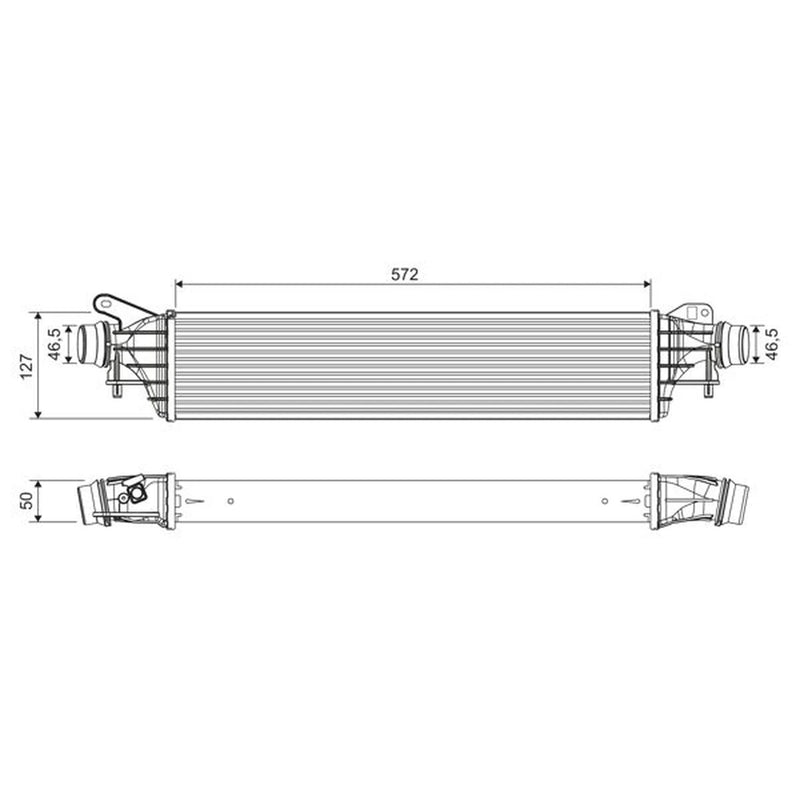 Valeo Intercooler (Charge Air Cooler) 822909