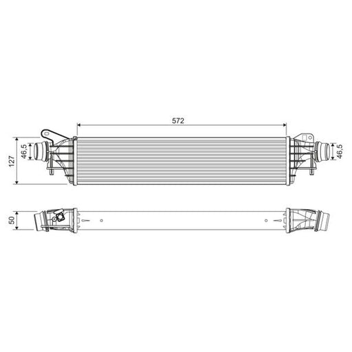 Valeo Intercooler (Charge Air Cooler) 822909