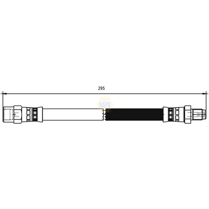 NAPA Brake Hydraulic Hose Line Rear NBH1183