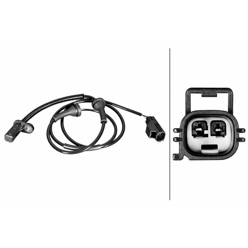 Hella ABS Wheel Speed Sensor Front Right fits Volvo XC90 I 2002-2014 2.5