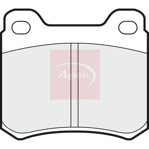 Apec Rear Brake Pad Set PAD405