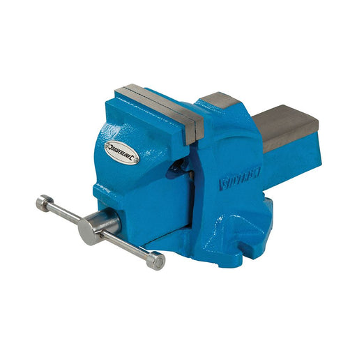 Silverline Workshop Vice 100mm (4") Jaw Capacity 100mm / 8kg 792427 Silverline  - Dynamic Drive