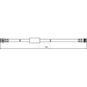 Apec Brake Hydraulic Hose Line Rear Right fits Nissan Interstar Bus 2002-2011