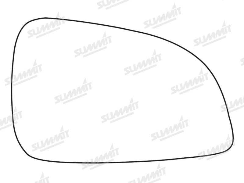 Summit Stick-On Standard Mirror Glass fits Vauxhall Astra SXi & Sri 09 to 11 RHS Summit - Bars 4 Cars