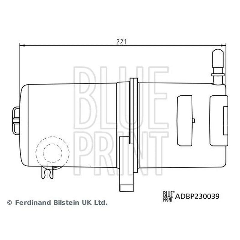Blue Print Fuel Filter Element ADBP230039