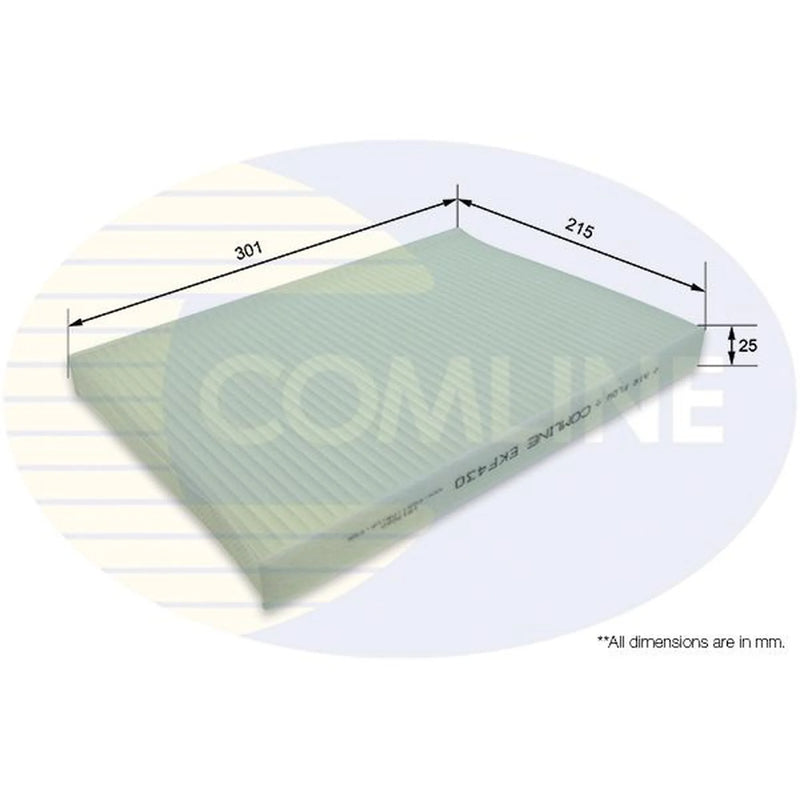 Comline Cabin Air Filter (Pollen Filter) fits Alfa Romeo Giulia 2015-2022