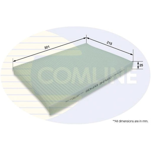 Comline Cabin Air Filter (Pollen Filter) fits Alfa Romeo Giulia 2015-2022