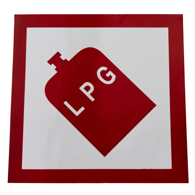 W4 LPG Sticker (25 Pack) Self-Adhesive Gas Markers