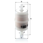 MANN-FILTER Fuel Filter Element