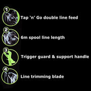 Draper Grass Trimmer with Double Line Feed, 220mm, 250W 45923 Draper - Dynamic Drive