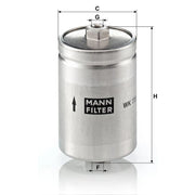 MANN-FILTER Full Service Kit with Air, Oil, Fuel & Cabin Fil fits VW Passat B5.5