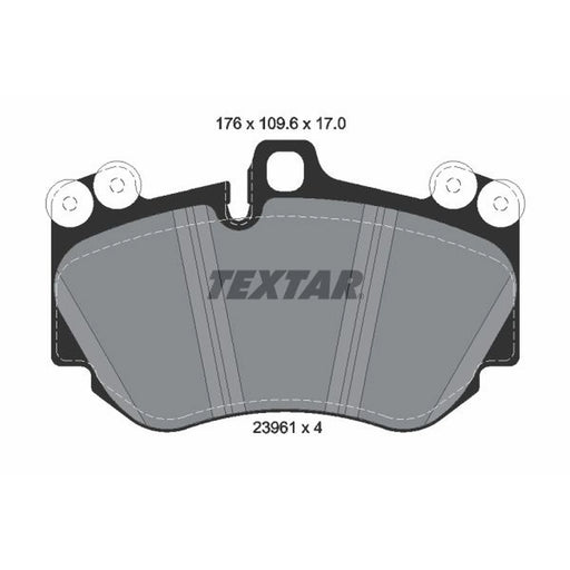 Textar Front Brake Pad Set 2396101