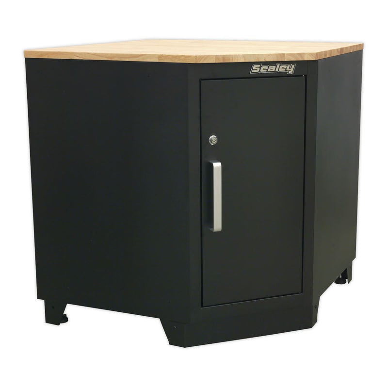 Sealey Modular Corner Floor Cabinet 930mm Heavy-Duty APMS15 Sealey - Dynamic Drive
