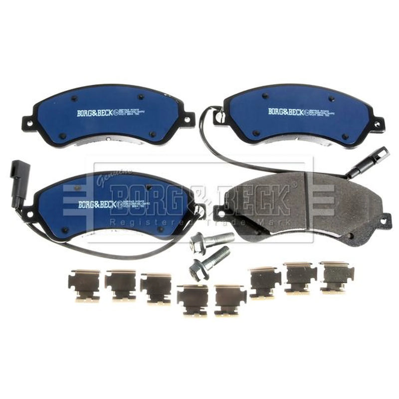 Borg & Beck Front & Rear Brake Discs & Pads fits Ford Transit Tourneo Bus