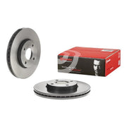 Brembo 2 x Internally Vented Brake Discs fits Ford Fiesta V 2005-2008