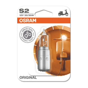Osram 64327-01B S2 Motorcycle/Scooter Headlamp Bulb, 12 V, 35 W Osram - Dynamic Drive