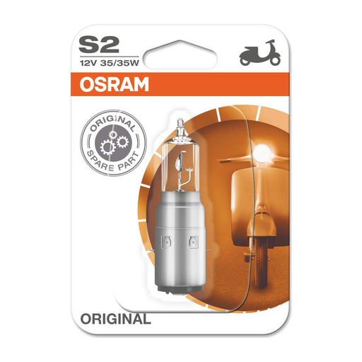 Osram 64327-01B S2 Motorcycle/Scooter Headlamp Bulb, 12 V, 35 W Osram - Dynamic Drive
