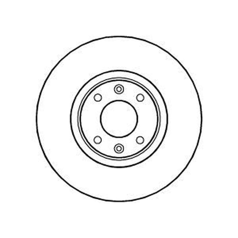 Abtex 2 x Vented Front Brake Discs BD1264V-x2