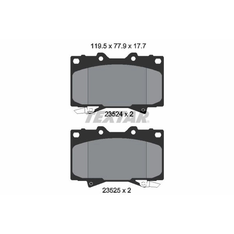 Textar Front Brake Pad Set 2352402