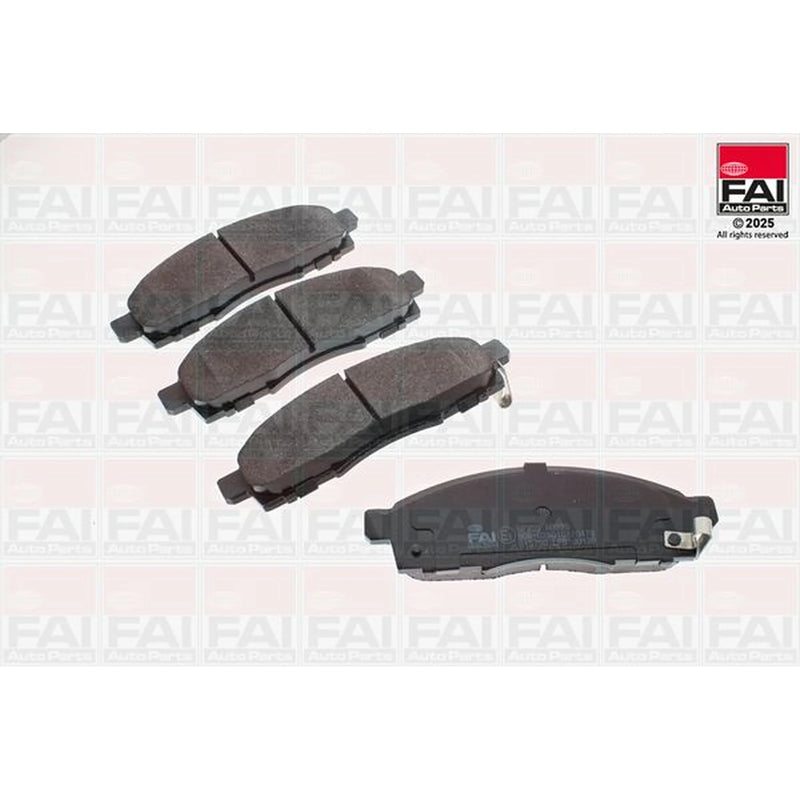 FAI Front Brake Pad Set fits Nissan NV200 2010-2011 1.5 1.6