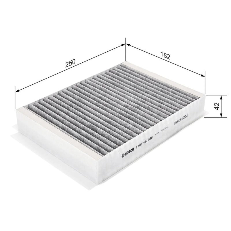 Bosch Cabin Air Filter (Pollen Filter) fits Jaguar S-Type II 1999-2008