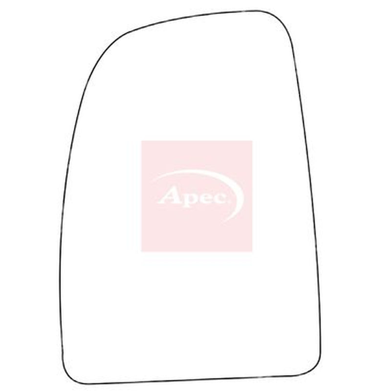Apec Exterior Wing Mirror Glass Left fits Citroën Relay III 2006-2023