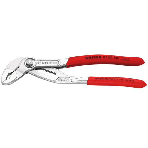 KNIPEX 87 03 180 Cobra® High-Tech Water Pump Pliers, 180mm - 87 03 180 - image 1