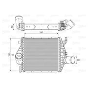 Valeo Intercooler (Charge Air Cooler) 818590