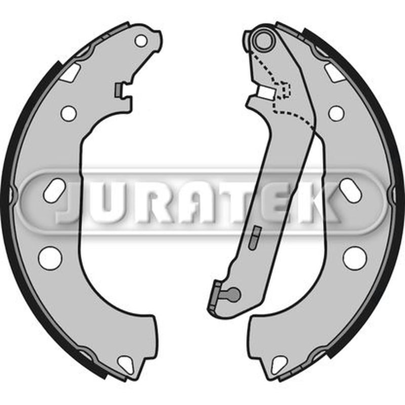 Juratek Brake Shoe Set Axle Kit Rear fits Ford Tourneo Connect 2002-2013 1.8