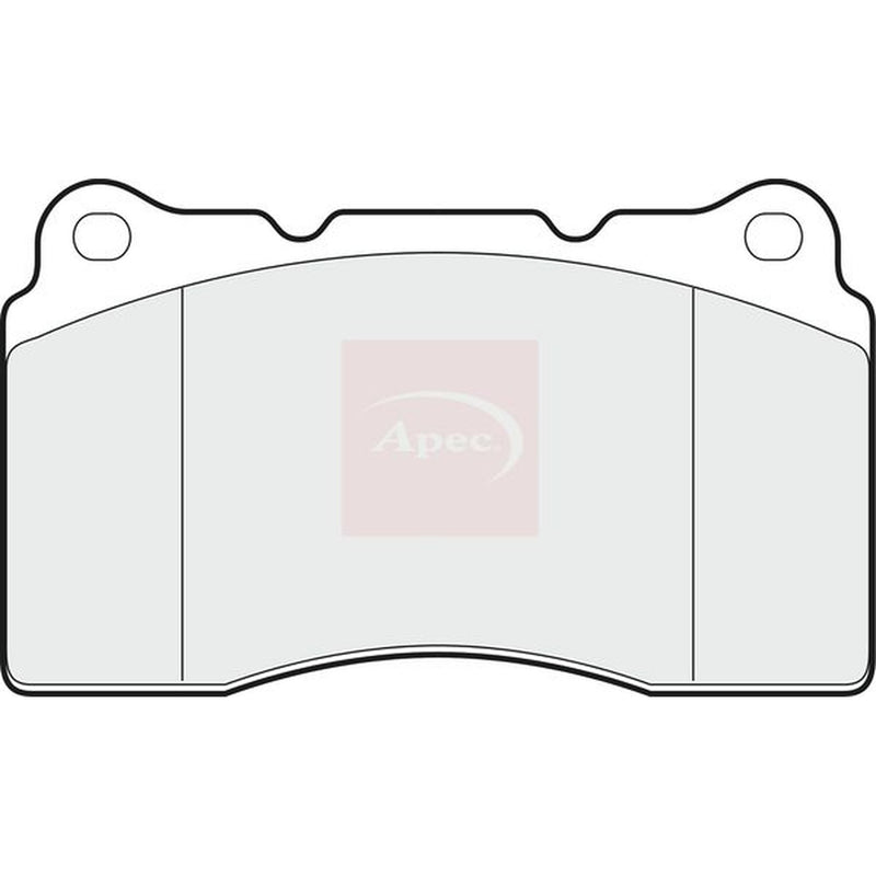 Apec Front Brake Pad Set fits Volvo S60 I 2003-2010
