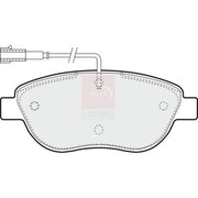 Apec Front Brake Discs & Pads fits Fiat Grande Punto 2005-2010 1.3 1.4 1.6 1.9