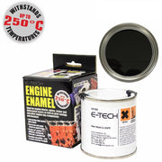 E-Tech Black Engine Enamel Paint 250ml Heat Resistant High Temp E-Tech - Dynamic Drive
