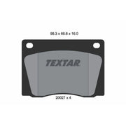 Textar Front Brake Pad Set 2002701