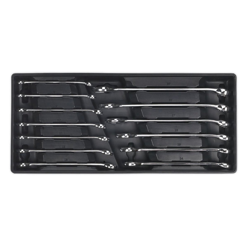Sealey Tool Tray with Combination Spanner Set 13pc Metric TBT01 Sealey - Dynamic Drive